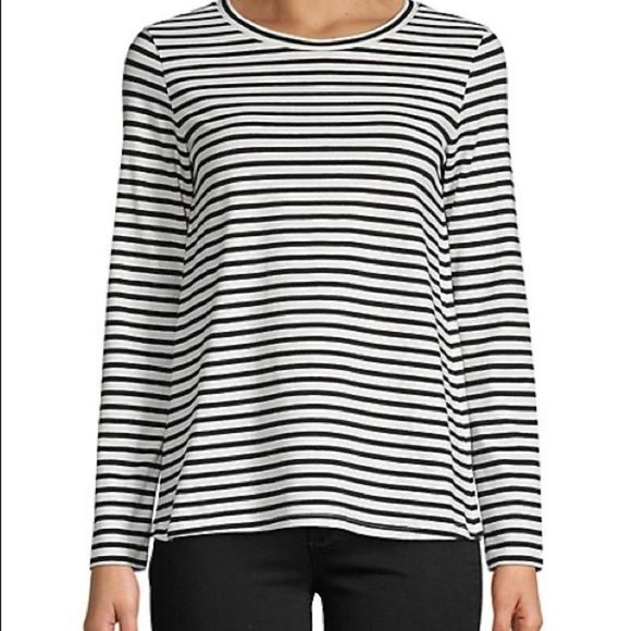 MaxMara Weekend Soft Striped Long Sleeved Top - Picture 1 of 6